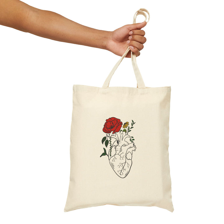 Tote - Flower Heart-5