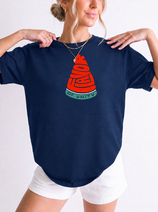 Watermello mockup | TShirt - Flavor of Unity | Navy | model