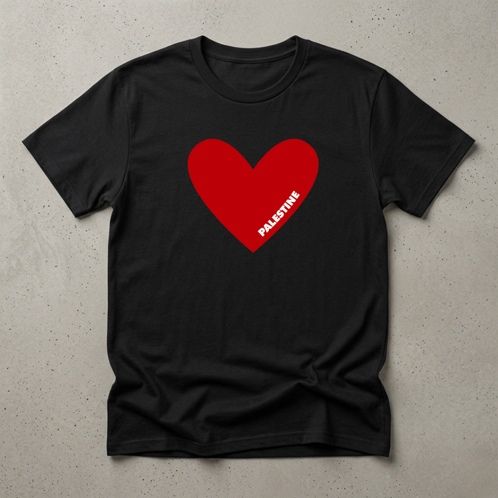 Watermello mockup | TShirt - Pali Heart | Black
