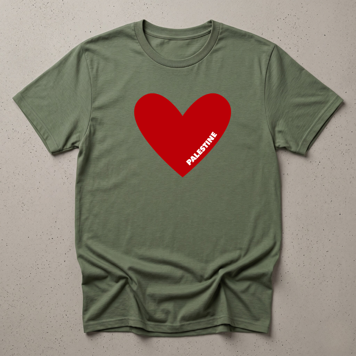 Watermello mockup | TShirt - Pali Heart | Military Green