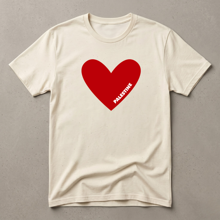 Watermello mockup | TShirt - Pali Heart | Natural