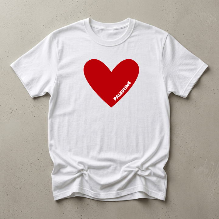 Watermello mockup | TShirt - Pali Heart | White